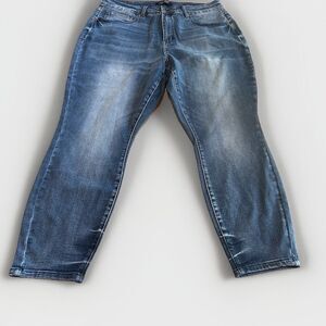 Judy Blue Skinny Fit Jeans Women 20W   (20x27) Stretch Flex Denim Ankle Mid Rise